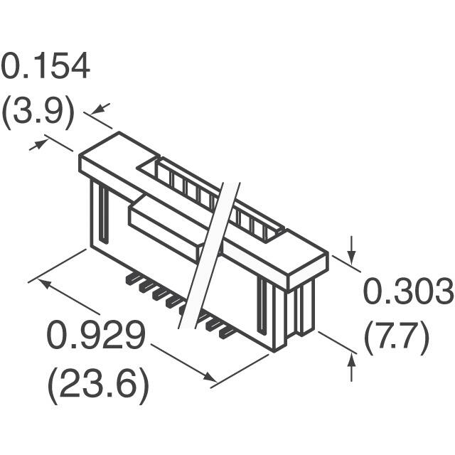 1-1734248-8 TE Connectivity AMP Connectors  Gruppi di connettori FFC FPC (flessibili piatti)